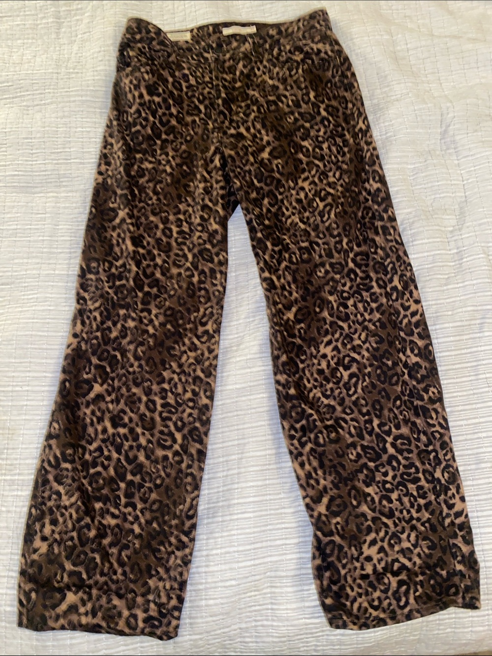Levi’s baggy dad leopard jeans